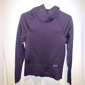 Oakley Hoodie Purple Size XS